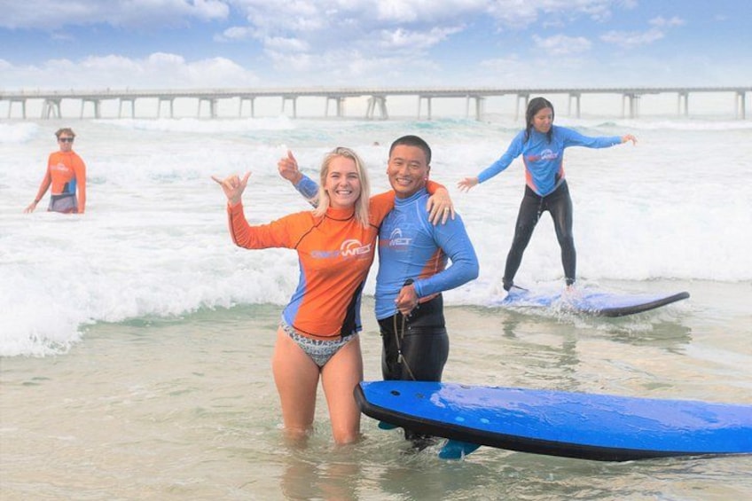 First time surfing! 4