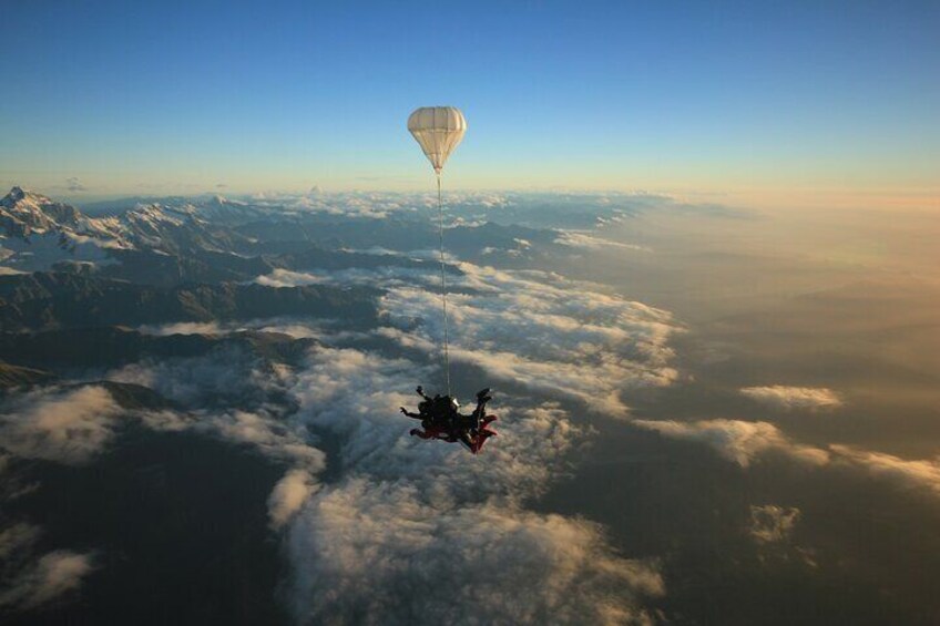 Tandem Skydive 10,000ft from Franz Josef