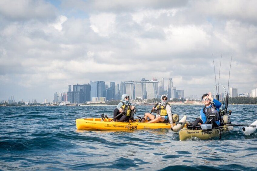 Kayak Fishing in Singapore, Sentosa, East Coast: Day, Sunset & Night Adventures 2