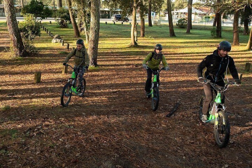 Leisure ride on an electric scooter 1