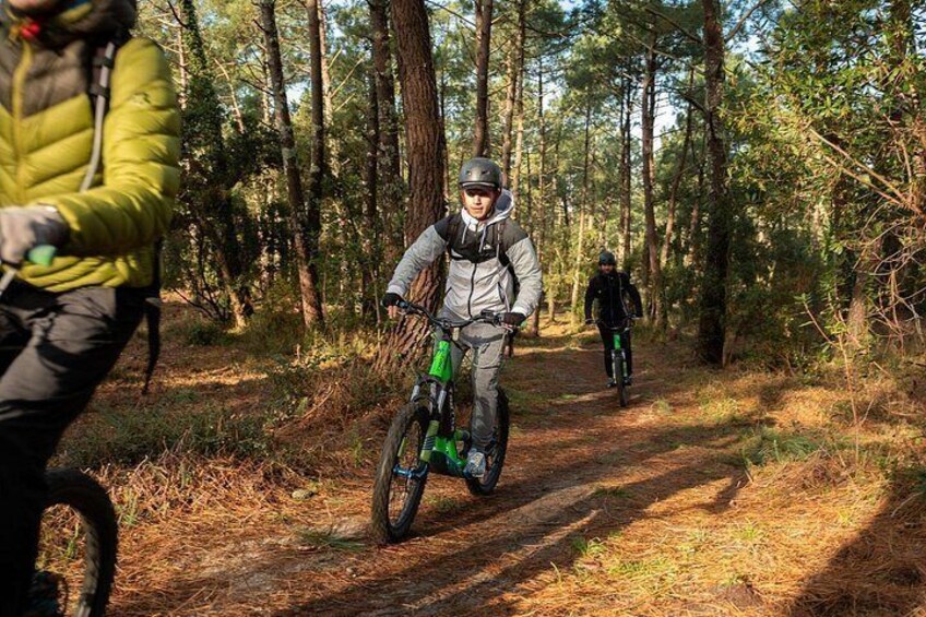 Leisure ride on an electric scooter 5