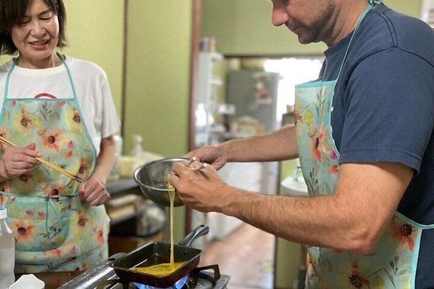 Japanese Cooking and Udon Making Class in Tokyo with Masako 3