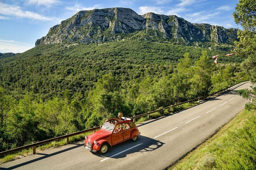 Private vintage car half-day wine tour in 2CV 3