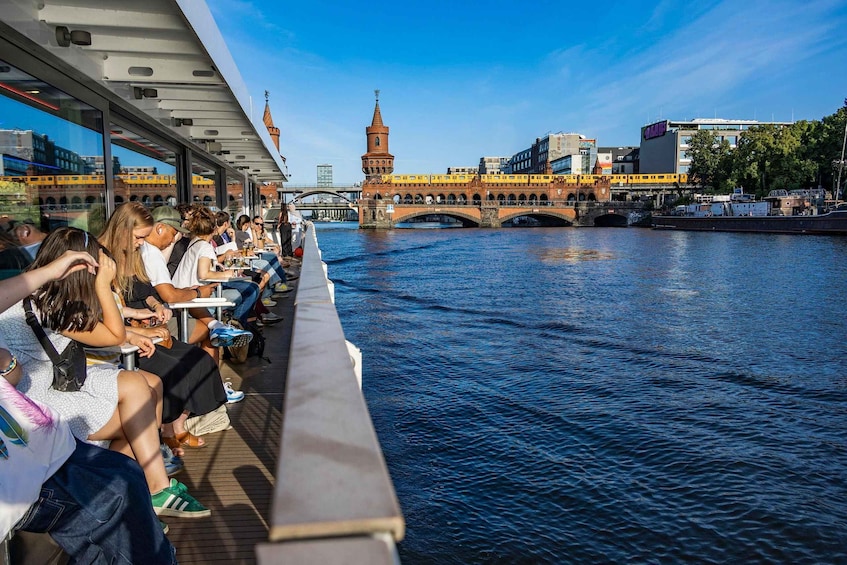 Berlin: East Side Gallery Spree Cruise in a Solar Catamaran 1