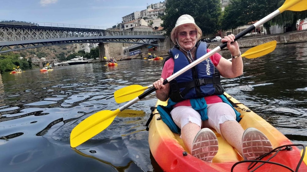 Picture 4 for Activity Pinhão: Douro Valley Rabelo Boat Tour and Kayak Experience 2