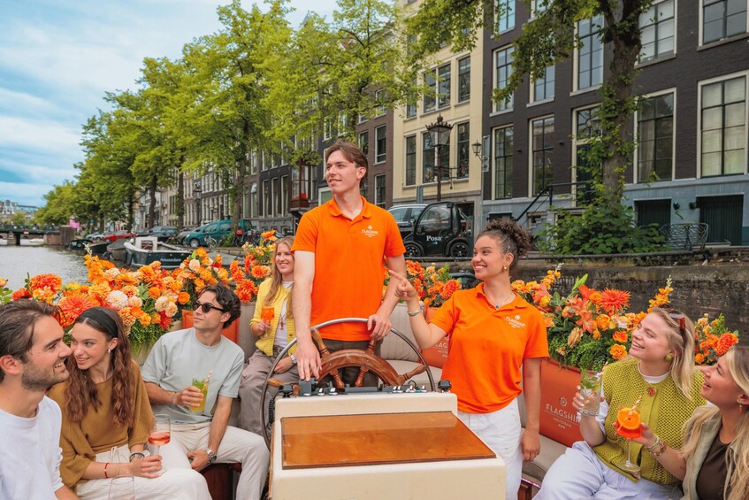 Picture 5 for Activity Amsterdam: Canal Cruise with Unlimited Drinks & Bite option 5