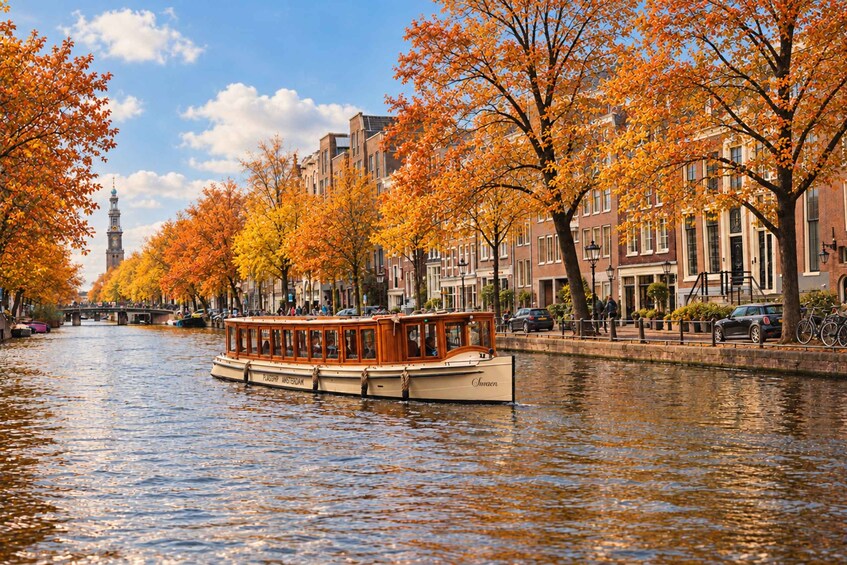 Amsterdam: Canal Cruise with Unlimited Drinks & Bite option 1