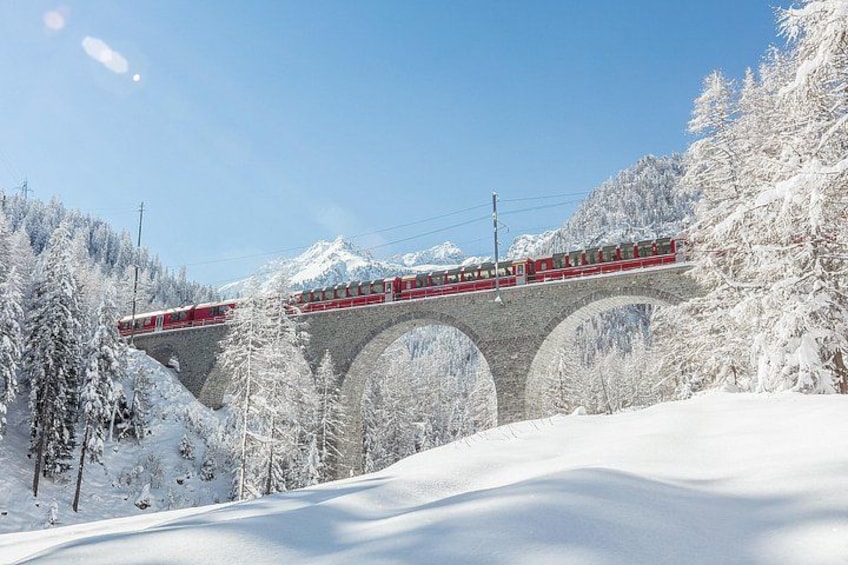 From Como: Day trip to St. Moritz & Panoramic Bernina Express 2