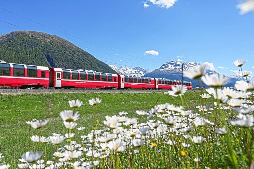 From Como: Day trip to St. Moritz & Panoramic Bernina Express 2