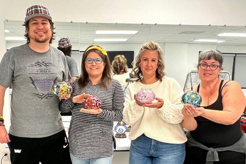 Mosaic Art Classes Brisbane: Turkish Lamp Workshop 5