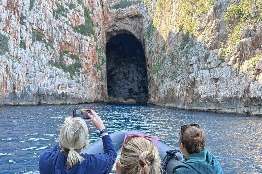 Small-Group Speedboat Tour to Sazan Island and Karaburun