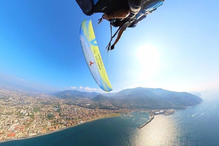 Tandem paraglider Amalfi Coast Monte Faito