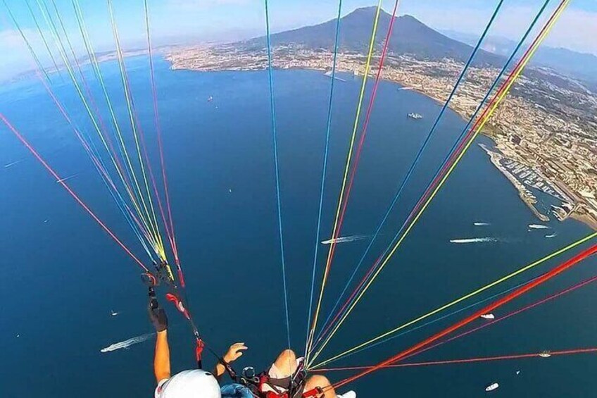 Tandem paraglider Amalfi Coast Monte Faito