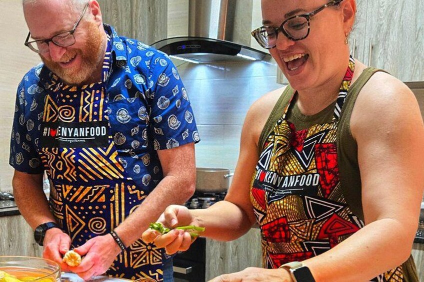 Having fun in the local kitchen 3