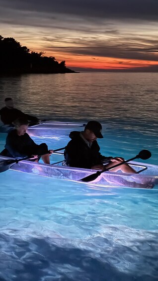 Picture 2 for Activity Pula: Transparent Kayak Sunset to Dusk Glow Tour 2