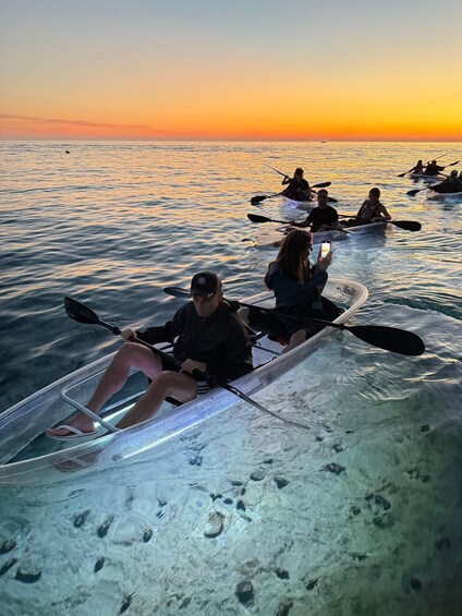 Picture 7 for Activity Pula: Transparent Kayak Sunset to Dusk Glow Tour 4