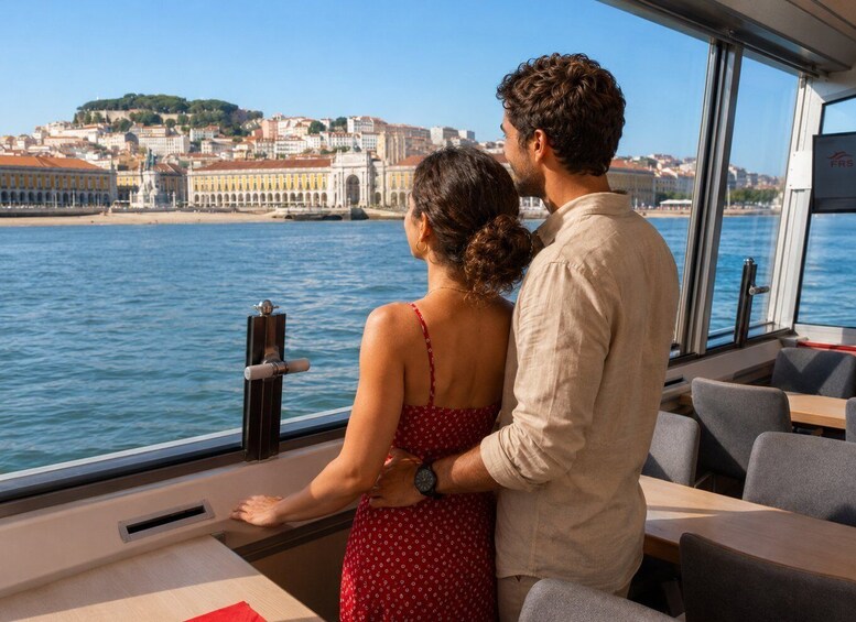 Lisbon: Tagus River Landmarks Cruise with Audio Guide & Bar 2