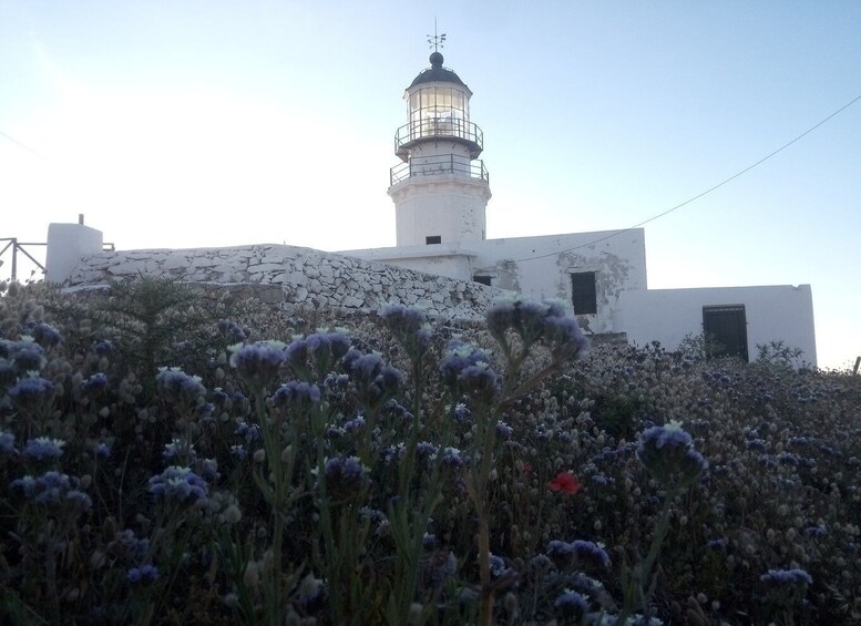 Picture 1 for Activity Mykonos: Sunset at the Lighthouse with Pickup 2