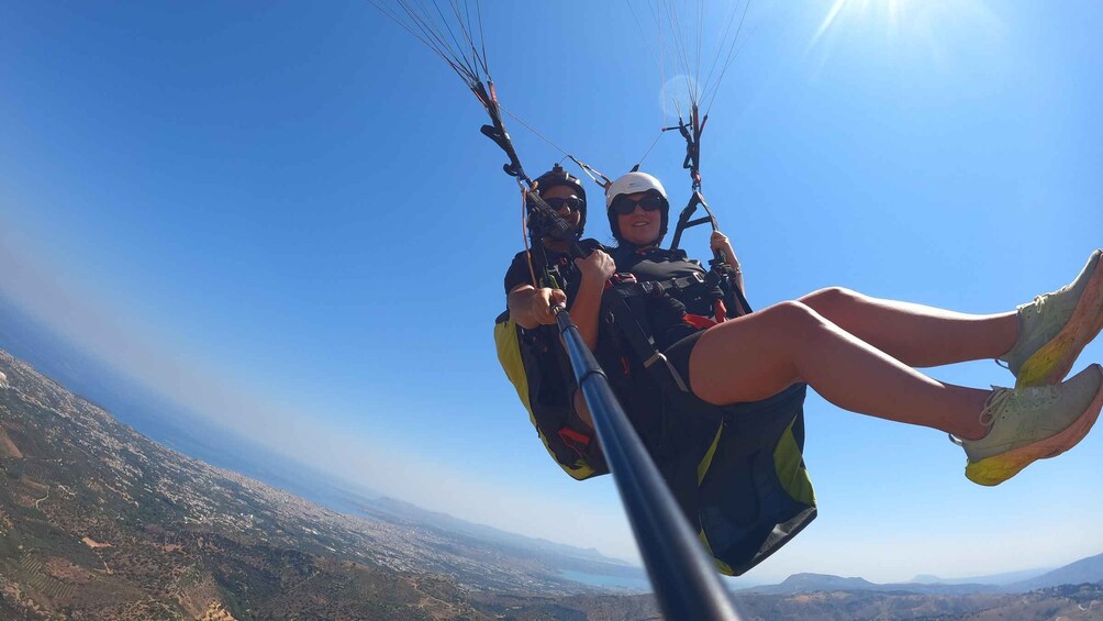 Picture 1 for Activity Chania: Tandem Paragliding Flight in Crete 2