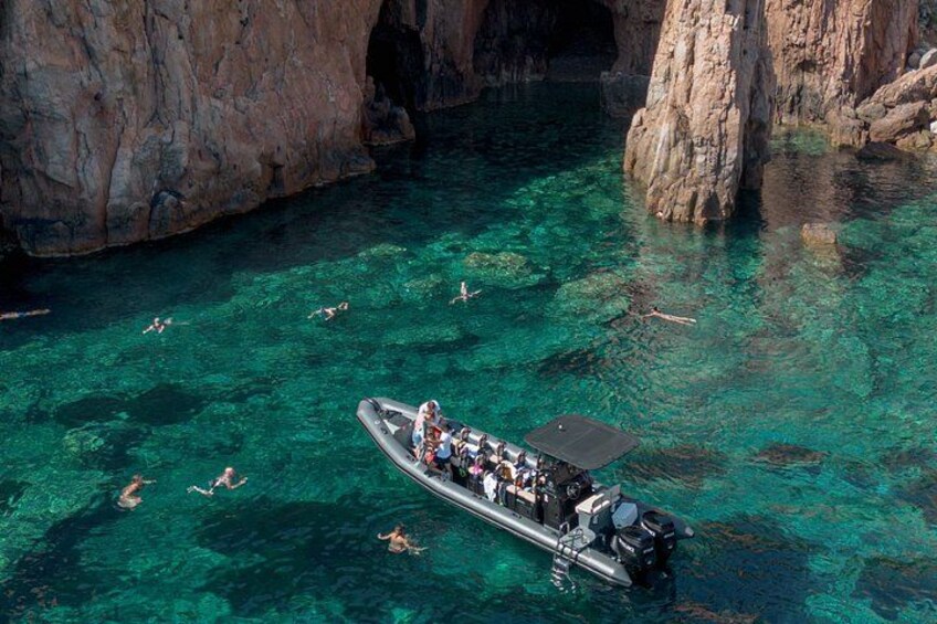 Half day excursion /swim stop piana-capo rosso creeks 1