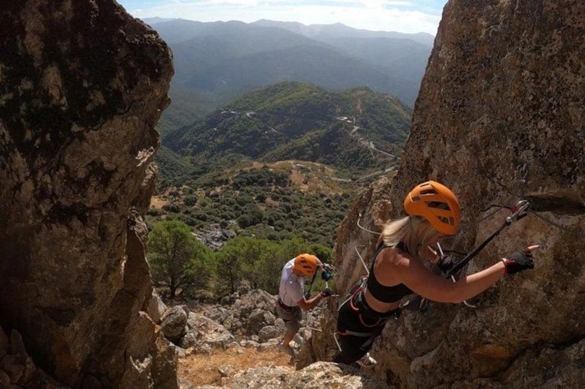 From Estepona: Guided Via Ferrata Adventure in Benalauría 5