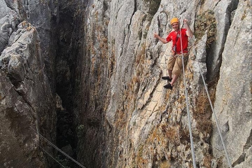 From Estepona: Guided Via Ferrata Adventure in Benalauría 3