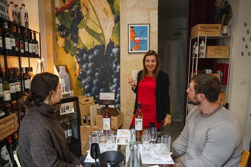tasting of Bordeaux's wines 1