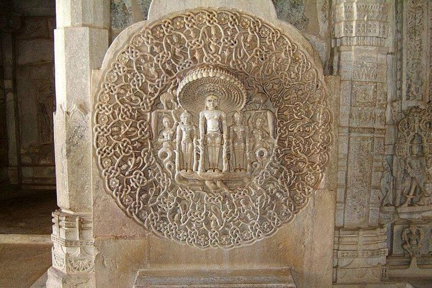 Ranakpur Jain Temple Fresco Wall 4