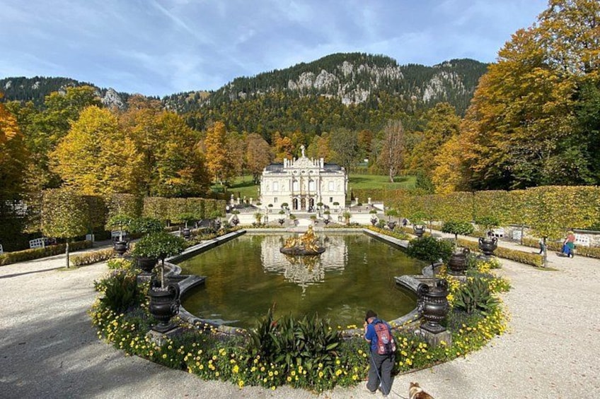 Neuschwanstein, Wieskirche, Oberammergau, Linderhof from Fuessen 1