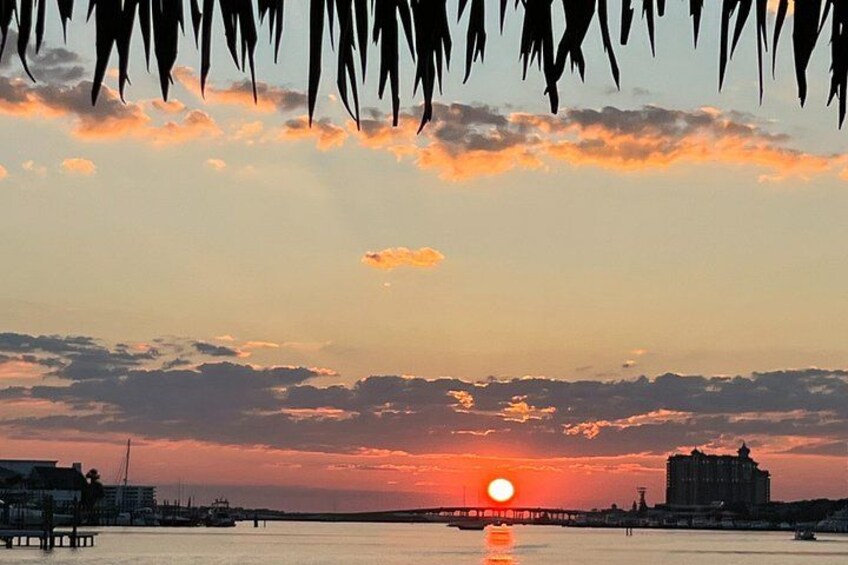 Sunset on Tailfins Tiki 2