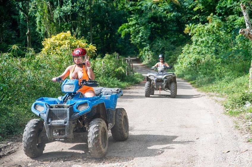 ATV, Bamboo Rafting, Horseback Ride n Swim Guided Tour 3