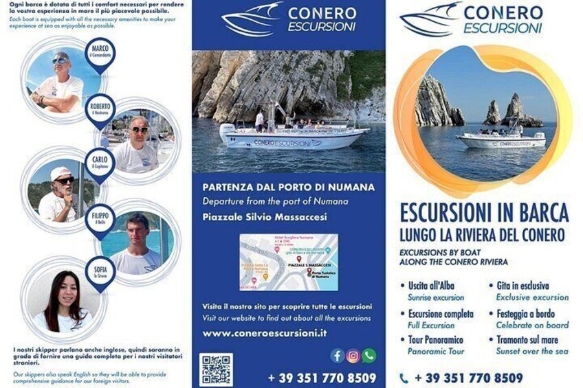 Boat tour all along Conero Riviera 3