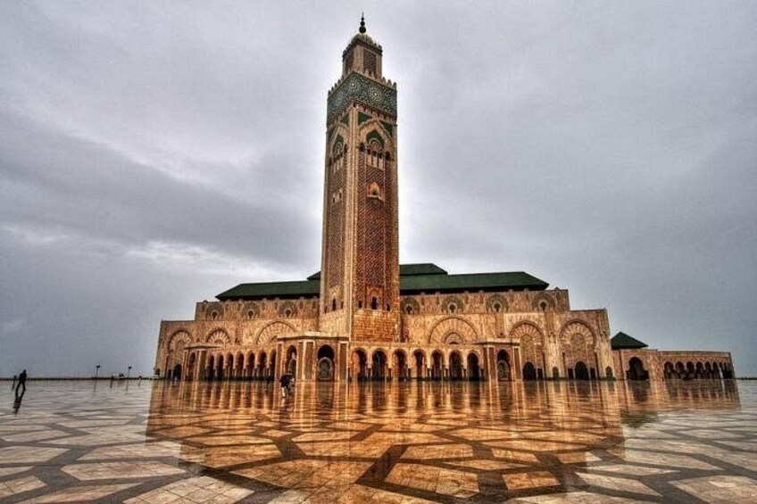 Casablanca Guided City Tour with Hassan II mosque Ticket Option 5