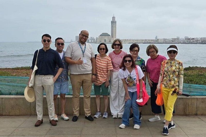 Casablanca Guided City Tour with Hassan II mosque Ticket Option 3