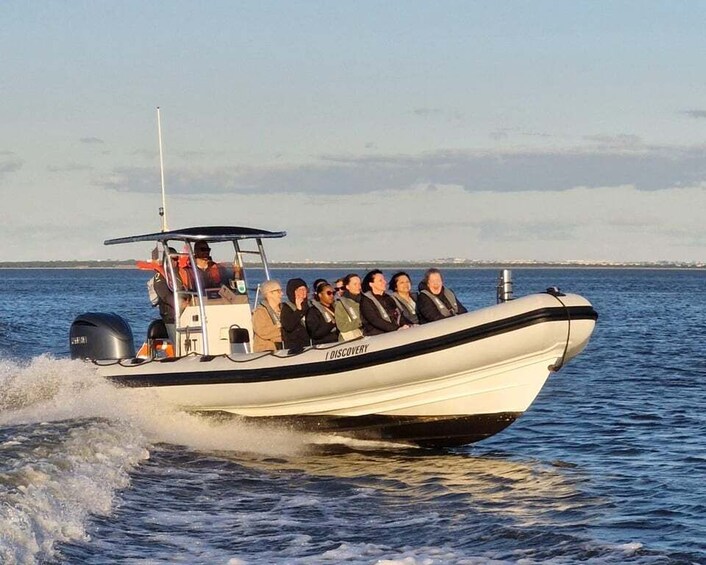 Picture 1 for Activity Lisbon: Sunset SpeedBoat Tour 2