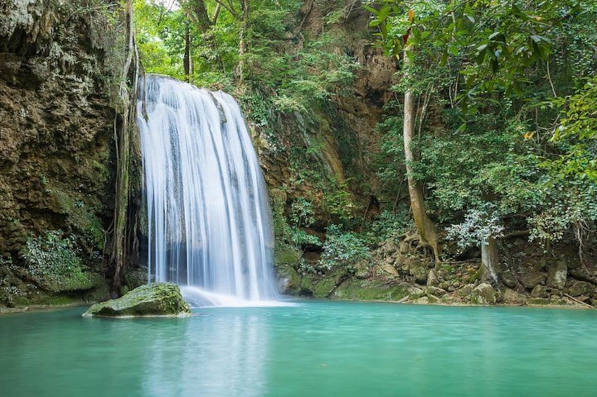 Kanchanaburi Full Day Tour: River Kwai and Erawan Falls 1