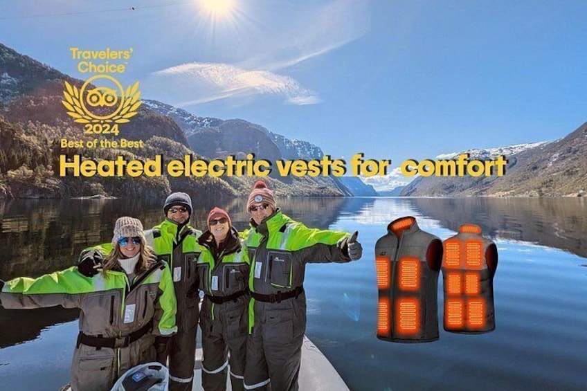 No freezing - electric vests and thermal suit included 1