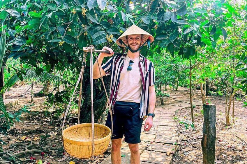 Explore the fruit orchard. 5