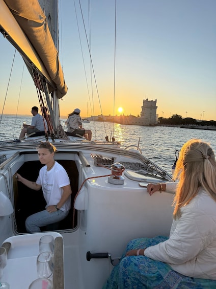 Picture 16 for Activity Lisbon Sunset Sailing – Small Group (max 10) Wine & History 5