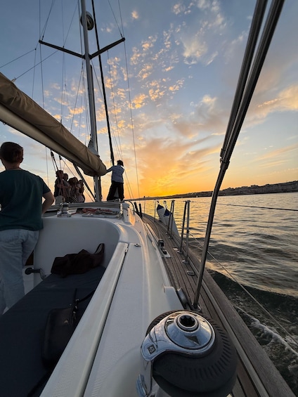 Picture 1 for Activity Lisbon Sunset Sailing – Small Group (max 10) Wine & History 4