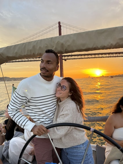 Picture 6 for Activity Lisbon Sunset Sailing – Small Group (max 10) Wine & History 5