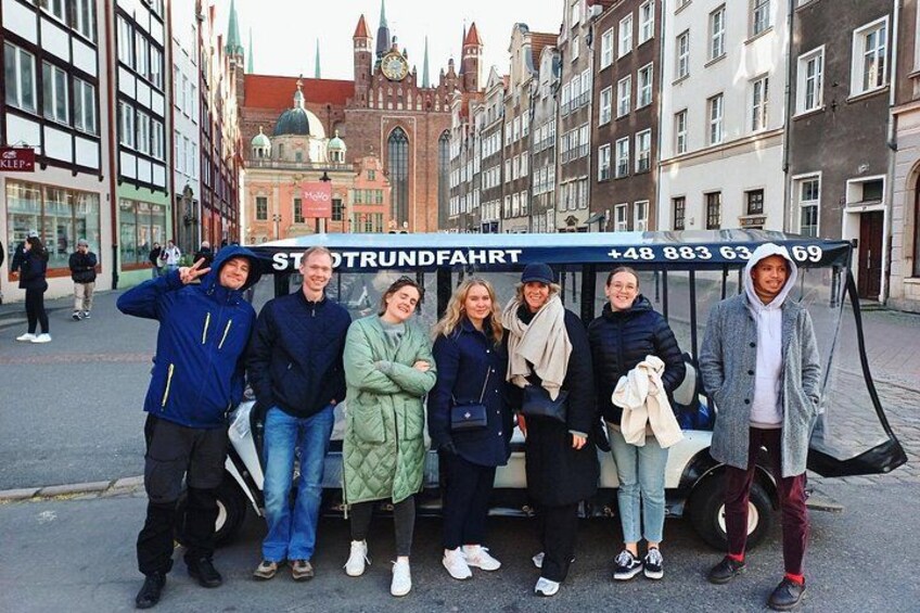 Gdansk: 2H City Sightseeing Tour LIVE GUIDED by Buggy/Golf cart 2