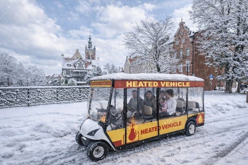 Gdansk: 2H City Sightseeing Tour LIVE GUIDED by Buggy/Golf cart 2