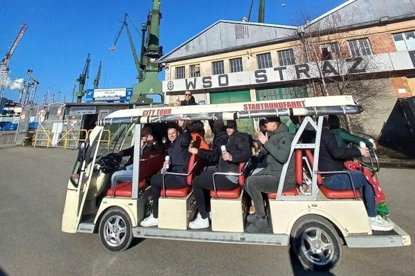 Gdansk: 2H City Sightseeing Tour LIVE GUIDED by Buggy/Golf cart 3