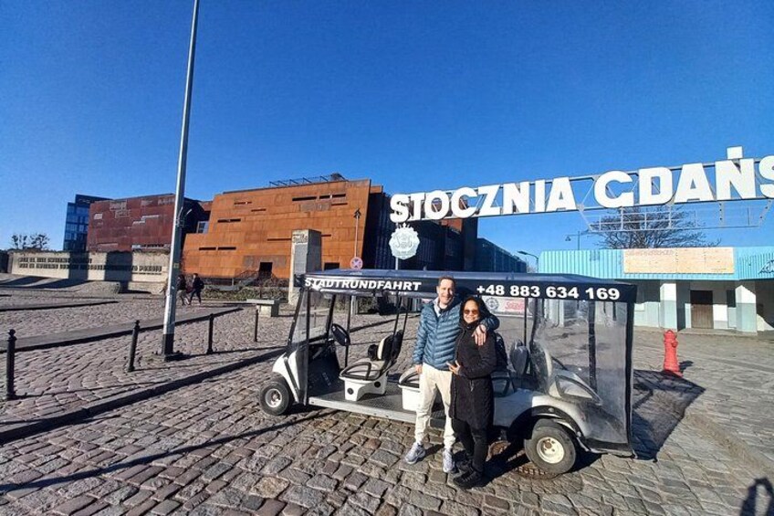 Gdansk: 2H City Sightseeing Tour LIVE GUIDED by Buggy/Golf cart 2