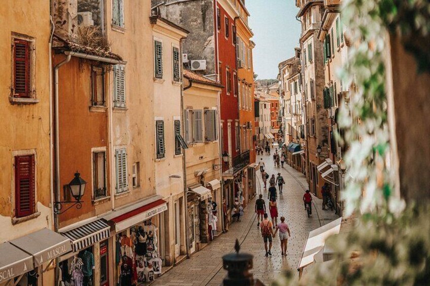 Carera Street in Rovinj