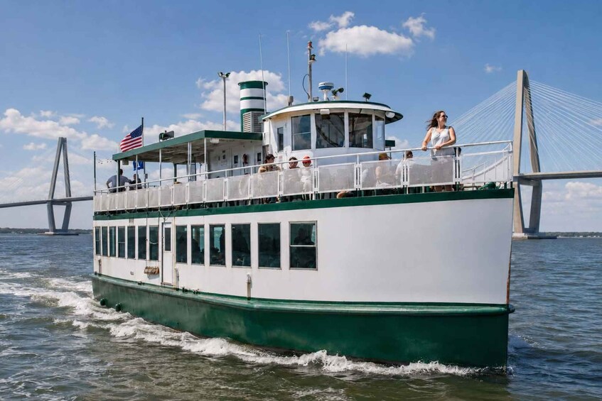 Charleston: Daytime or Sunset Historic Harbor Cruise 1