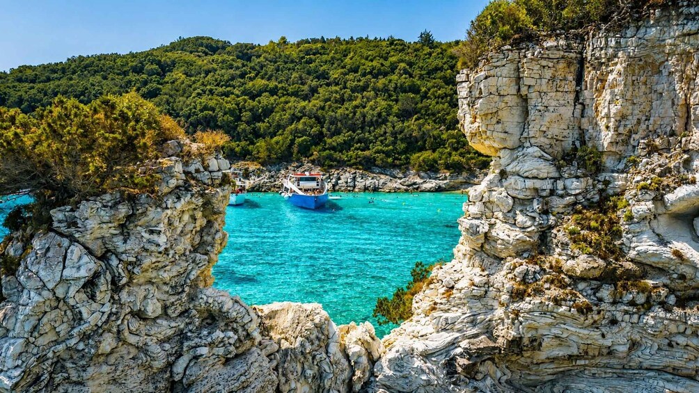 Picture 5 for Activity From Lefkimmi: Paxos, Antipaxos & Blue Caves Speedboat Tour 4