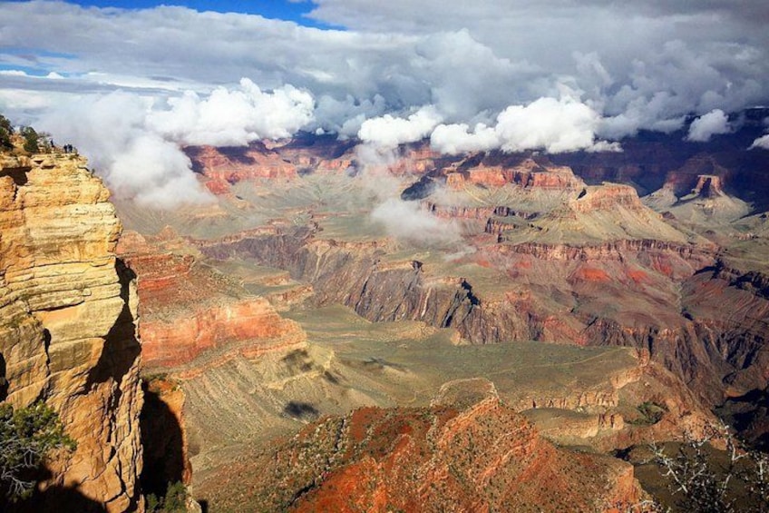 Morning view with clouds from Yavapai Point in Grand Canyon National Park, Arizona 5