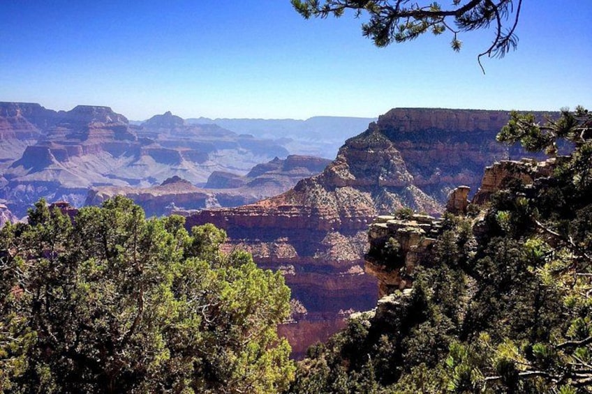 Morning view of the South Kaibab ridge in Grand Canyon National Park, Arizona 3